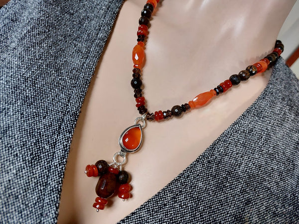 Multi Colored Stone Necklace