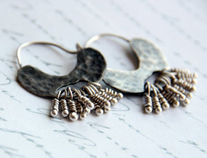 Sterling Silver Dangly Hoops