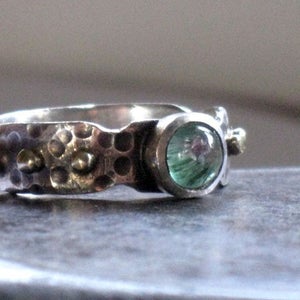 Two Tone Tourmaline Ring