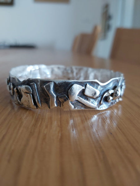 Statement Handcrafted Sterling Bangle