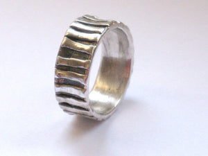 Alternative Wedding Ring Sterling Silver