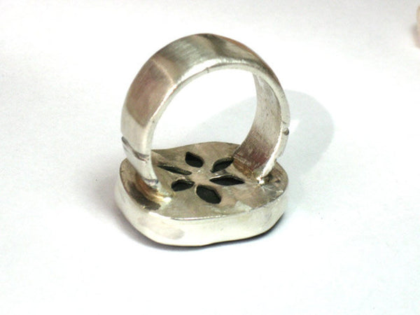 Two Tones Sea Glass Ring