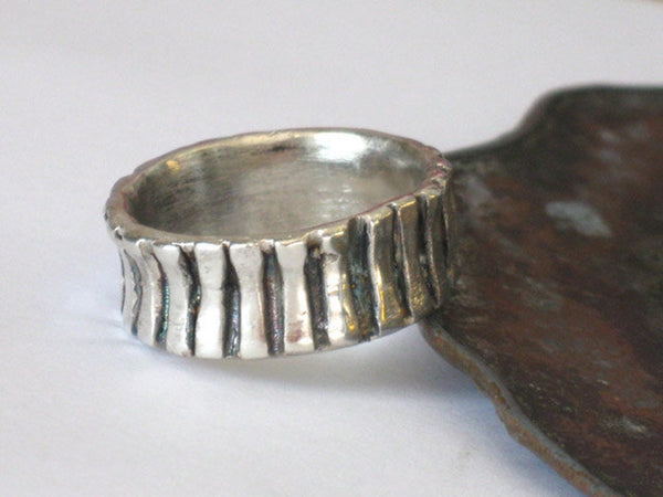 Alternative Wedding Ring Sterling Silver