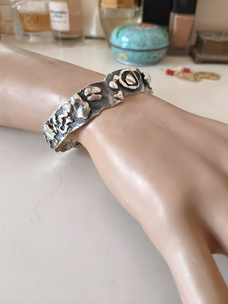 Statement Handcrafted Sterling Bangle