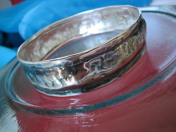 Sterling Silver Bangle for Men