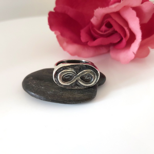 Sterling Silver Infinity Ring.